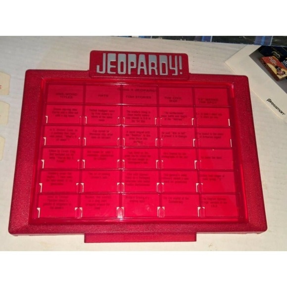 vintage 1986 Jeopardy Board Game Pressman 2nd Edition Alex Trebek Complete - Picture 8 of 12